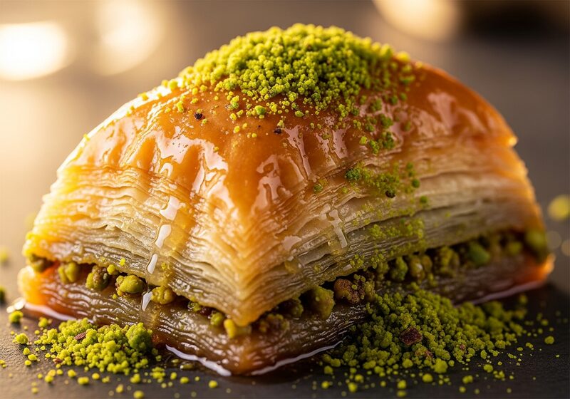 Taze baklava tabağı