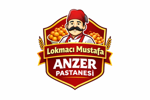 Lokmacı Mustafa ANZER Pastanesi Logo